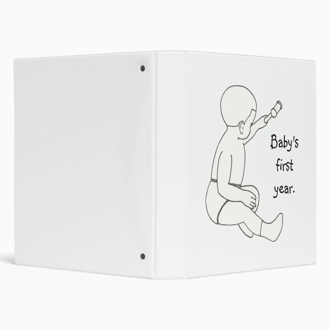Baby's First Year Keepsake Binder for Parents (Background)