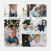 Baby's First Year Photo Gallery Special Highlights Metal Ornament (Front)