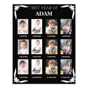 Baby's First Year Photo Sign First Year