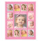 Babys First Year Pink Keepsake Photo Collage