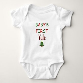 Baby's First Yule Baby Bodysuit