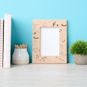 Baby's Frame Laser Etched Picture Frame Engraved Frames