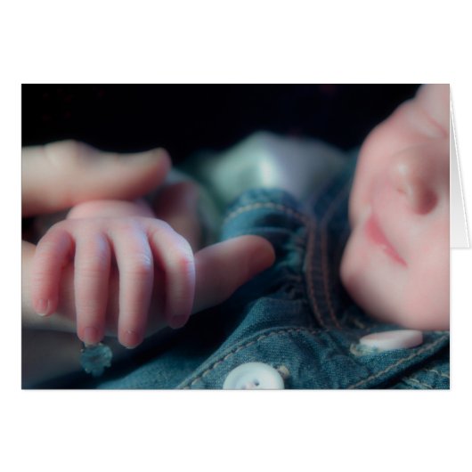 Baby's Hand Card (Front Horizontal)