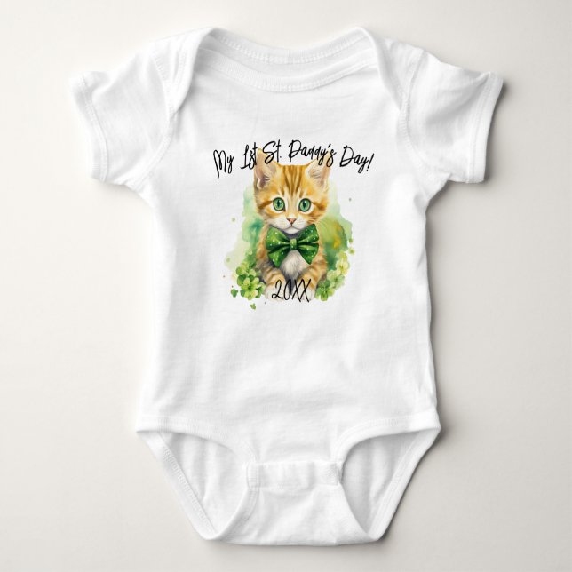 Baby's My 1st St. Paddy's Day Infant Bodysuit (Front)