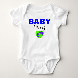 Baby's Name Here - New-Born Boy Baby Bodysuit