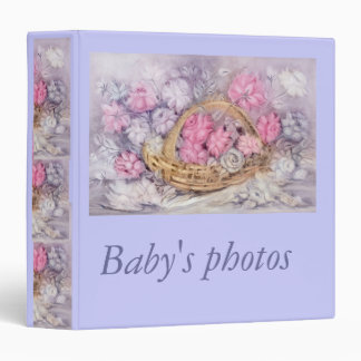 Baby's photos 3 ring binder