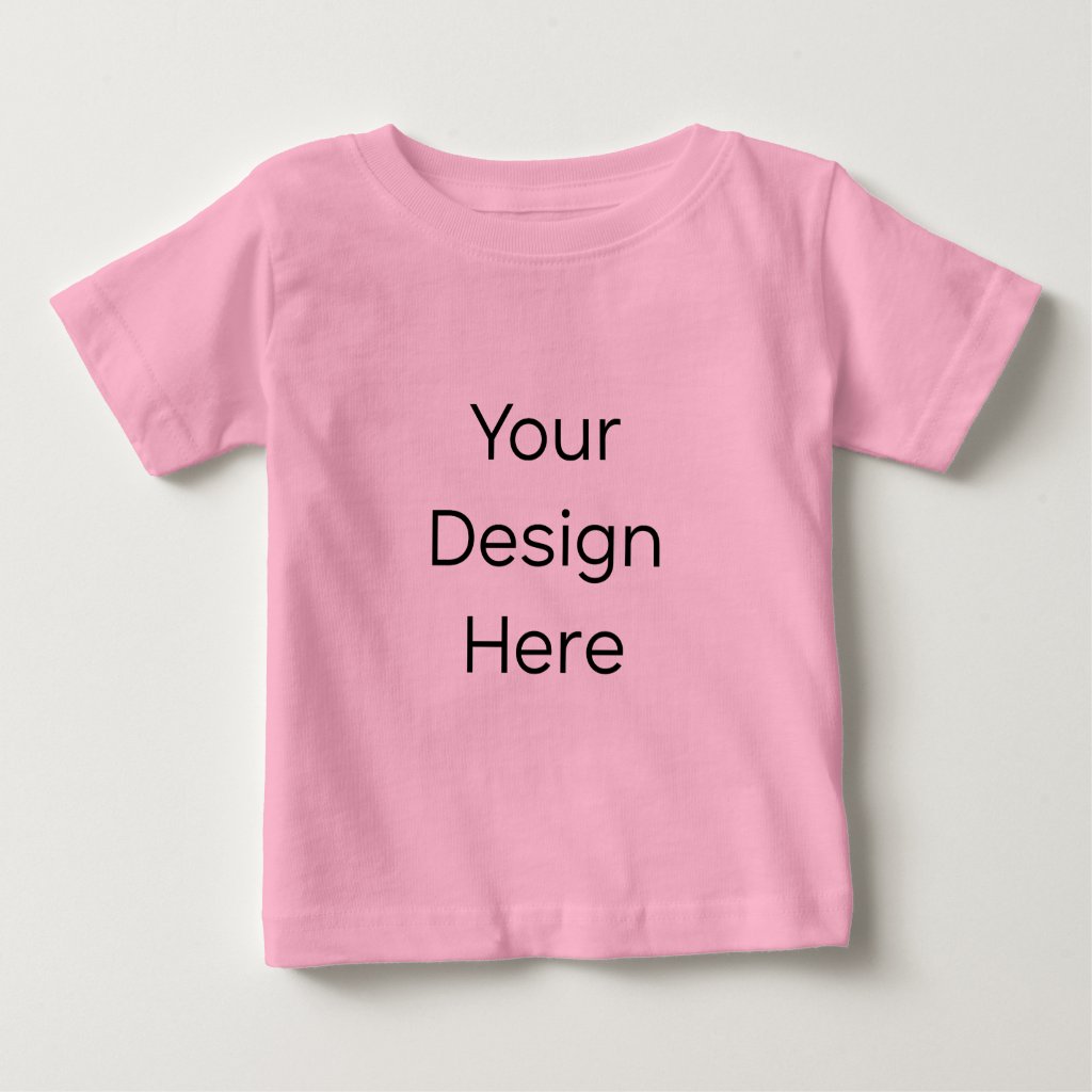 Baby's Pink T-Shirt — Front