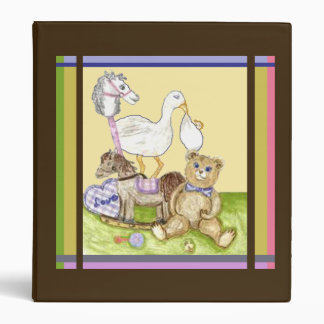 baby's room full of nursery toys binder