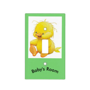 Baby's Room Single Toggle Light Switch Cover