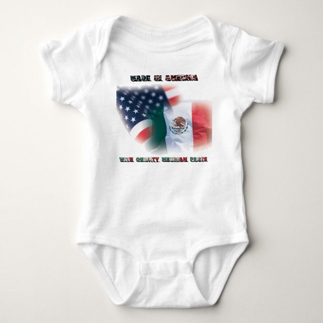 Baby's Shirt - Made In American w Mexican Parts (Front)