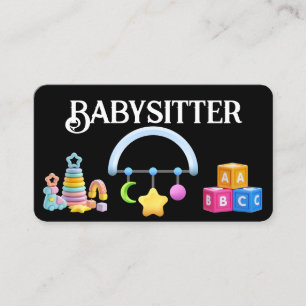 Babys sitter Business Card