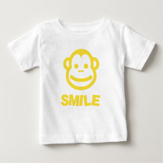 Baby's Smile T-shirt with cheeky monkey