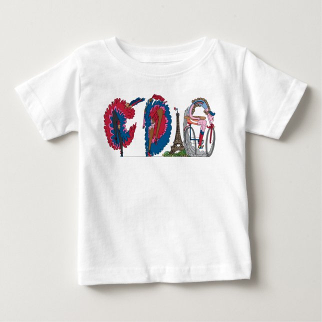 Baby's Tee | PARIS, FR (CDG) (Front)