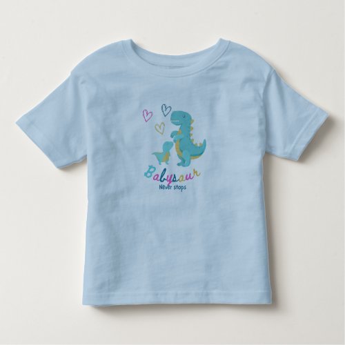 babysaur never quits _ set toddler t_shirt