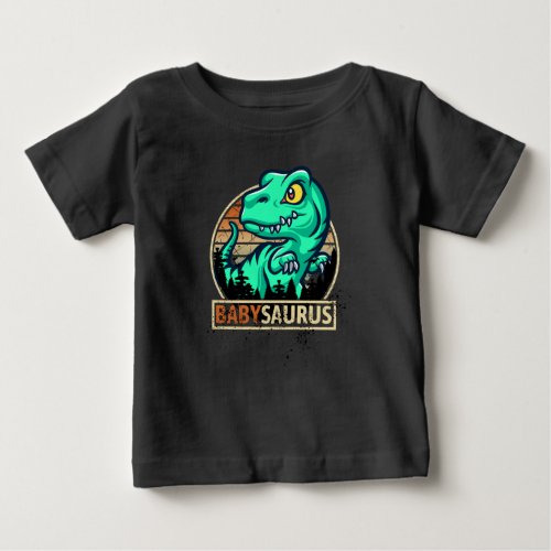 Babysaurus funny t_rex  baby T_Shirt