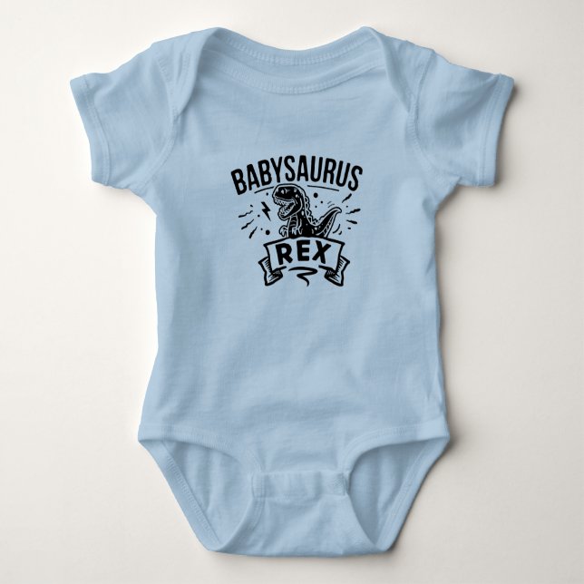 Babysaurus Rex Baby Bodysuit (Front)