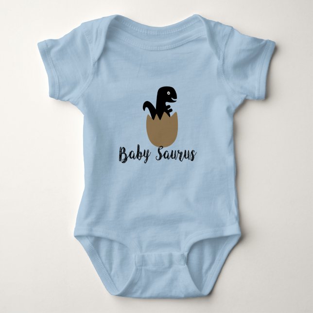 Babysaurus Shirt, Baby Saurus Bodysuit, Pregnancy Bodysuit (Front)