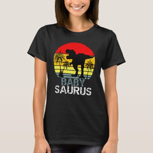 Babysaurus T Rex Dinosaur T_Shirt