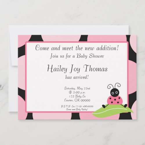 babysh, Come and meet the new addition!, Join ... Personalized Invitation