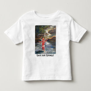 BabySha20x24, Save our Springs!, Sylvia LeDoux Toddler T-shirt