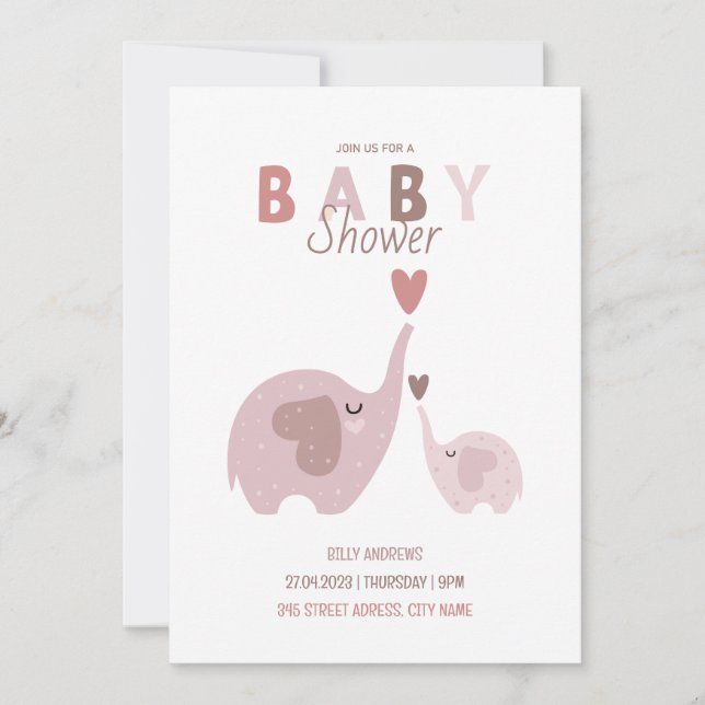 Babyshower Invitation (Front)