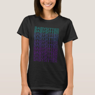 Babysitter Babysitting Retro T-Shirt
