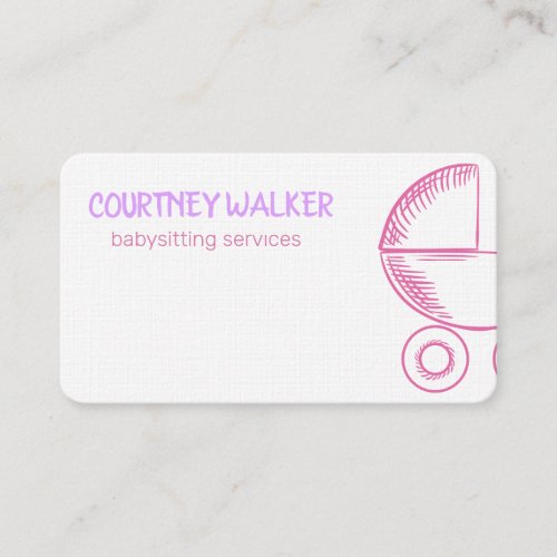 Babysitter Business Card