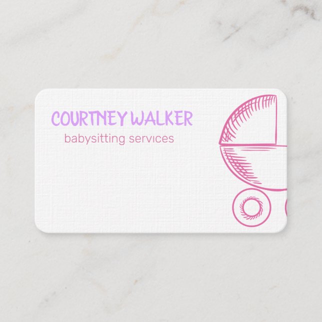 Babysitter Business Card (Front)