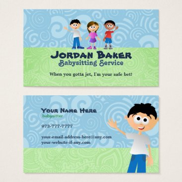 Babysitter Business Cards Babysitter Business Cards