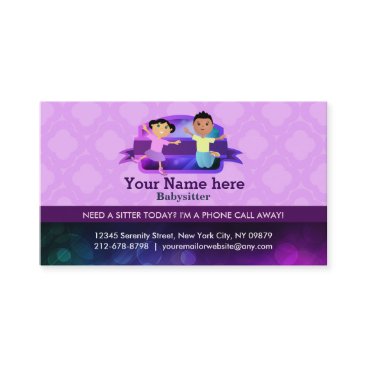 Babysitter Business Cards Babysitter Business Cards