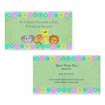 Babysitter Business Cards Babysitter Business Cards