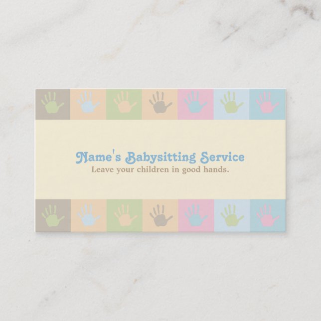 Babysitter Business Cards (Front)