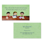 Babysitter Business Cards Babysitter Business Cards