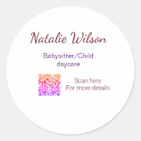 Babysitter child daycare nanny add name details q 