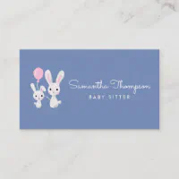Child Care / Babysitter Magnetic Business Cards