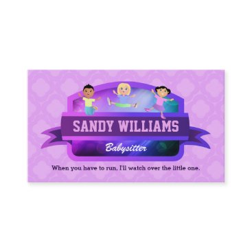 Babysitter Children business cards Babysitter Children business cards