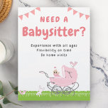 Babysitter Flyer<br><div class="desc">Promotional Babysitter Flyer. Customize it with your own text and spread the word.</div>
