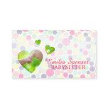 Babysitter Nanny Bubbles & Hearts Business Card Babysitter Nanny Bubbles & Hearts Business Card