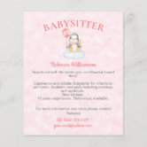 Babysitter Flyer