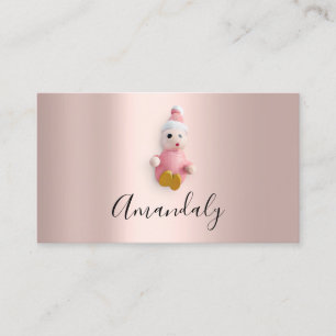 Babysitter Nanny Professional Child Daycare Cute Business Card