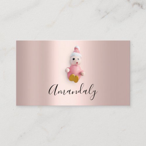 Babysitter Nanny Professional Child Daycare Cute Business Card