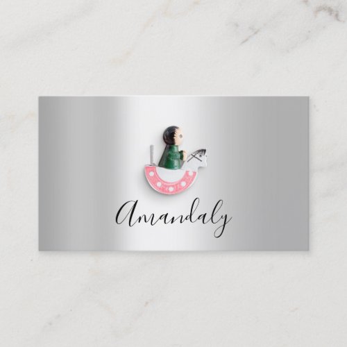 Babysitter Nanny Professional Child Daycare Cute Business Card