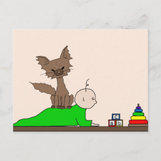 Babysitter - Pepper the Cat (Meet the Mews) Postcard