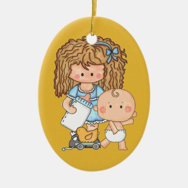BabySitter - SRF Ceramic Ornament (Front)