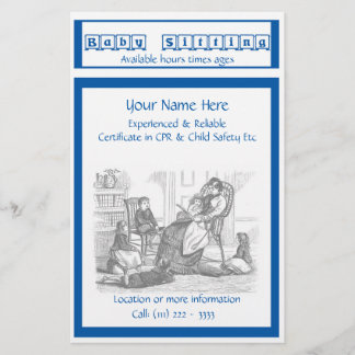 Babysitting and Child Care Flyer