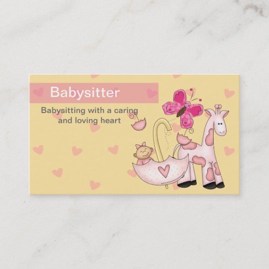 Babysitting Business Cards | Zazzle.com