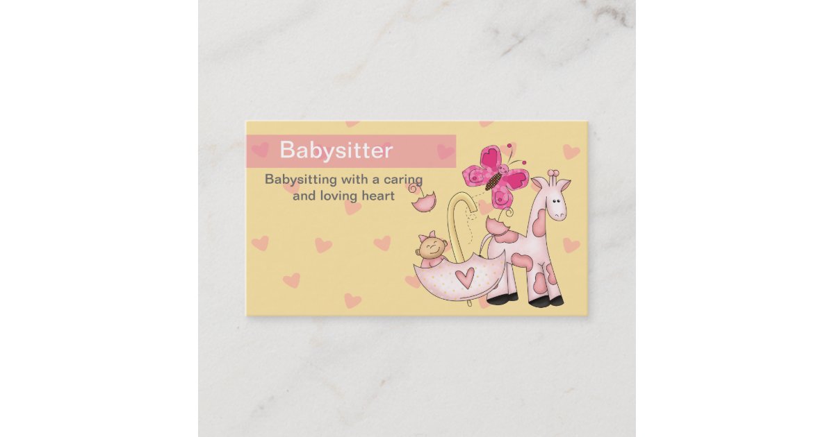 Babysitting Business Cards | Zazzle.com
