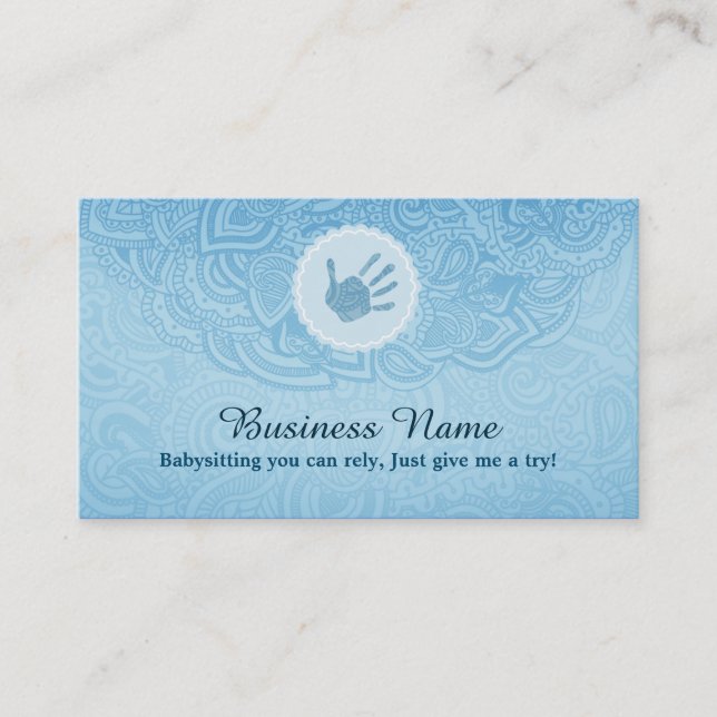 Babysitting Business Cards (Front)