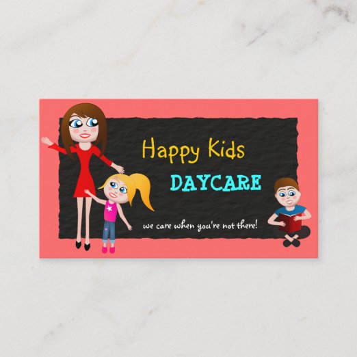 Child Care Day Care Business Cards - Business Card Printing | Zazzle