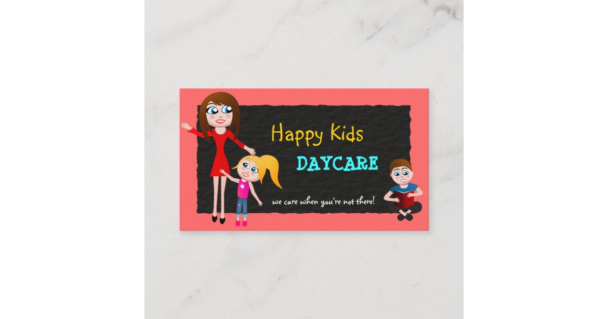 Babysitting Child Care Day Care Business Cards Zazzle